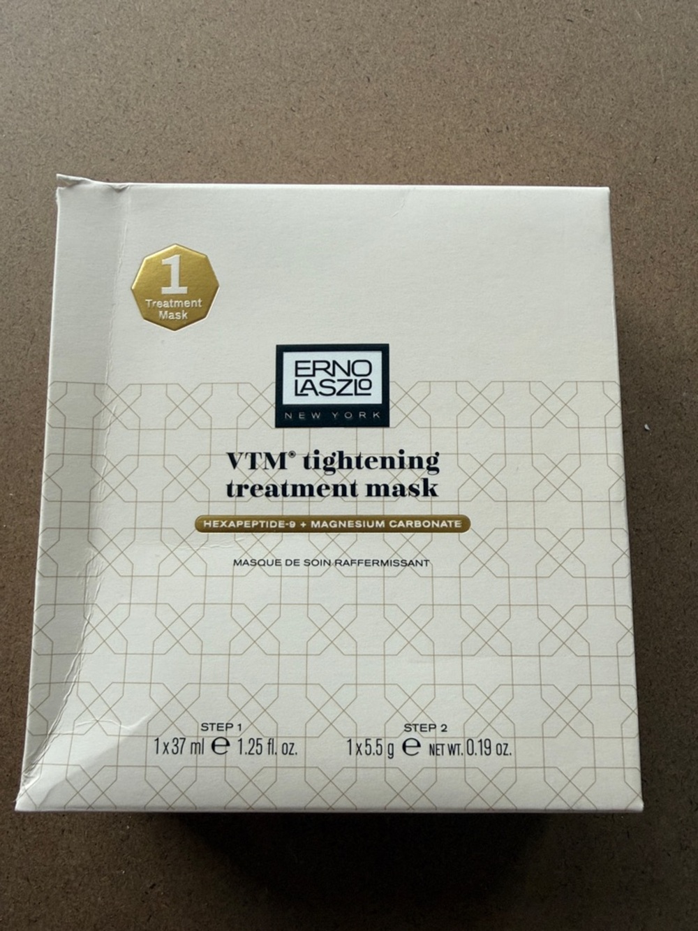 Erin Laszlo VTM tightening treatment mask.